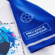 Load image into Gallery viewer, Cobalt Football Short Sleeve Sunsafe Rash Vest