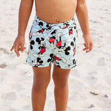 Load image into Gallery viewer, Blue Mickey Mouse Printed Swim Shorts (3mths-5yrs)
