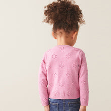 Load image into Gallery viewer, Pink Bobble Cardigan (3mths-4-5yrs)