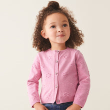 Load image into Gallery viewer, Pink Bobble Cardigan (3mths-4-5yrs)