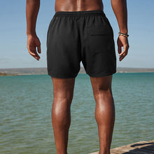 Load image into Gallery viewer, Black Palm Logo Essential Swim Shorts