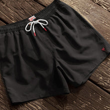 Load image into Gallery viewer, Black Palm Logo Essential Swim Shorts