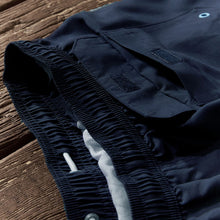 Load image into Gallery viewer, Navy Blue Palm Logo Essential Swim Shorts