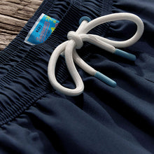 Load image into Gallery viewer, Navy Blue Palm Logo Essential Swim Shorts