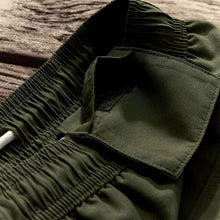 Load image into Gallery viewer, Khaki Green Palm Logo Essential Swim Shorts