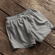 Load image into Gallery viewer, Ice Grey Palm Logo Essential Swim Shorts