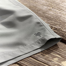 Load image into Gallery viewer, Ice Grey Palm Logo Essential Swim Shorts