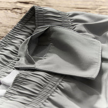 Load image into Gallery viewer, Ice Grey Palm Logo Essential Swim Shorts