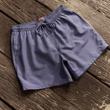 Load image into Gallery viewer, Purple Lilac Palm Logo Essential Swim Shorts
