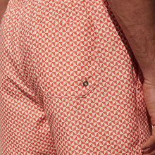 Load image into Gallery viewer, Coral Geo Regular Fit Printed Swim Shorts