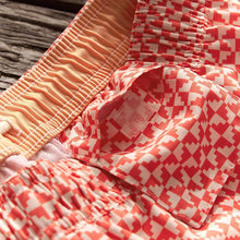 Load image into Gallery viewer, Coral Geo Regular Fit Printed Swim Shorts