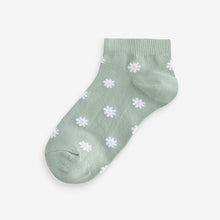 Load image into Gallery viewer, Pastel Spring Animal Print Trainers Socks 5 Pack
