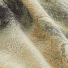 Load image into Gallery viewer, Brown Scenic Print Linen Blend V-Neck Midi Dress