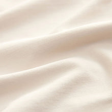 Load image into Gallery viewer, Ecru/Cream Soft Touch Slinky Crew Neck Short Sleeve T-Shirt