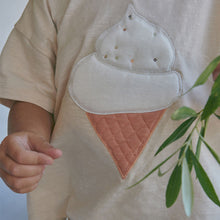 Load image into Gallery viewer, Pale Pink Ice Cream 100% Cotton Frill Short Set