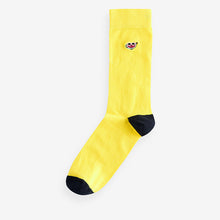 Load image into Gallery viewer, Bright Summer Fun Embroidered Socks 5 Pack