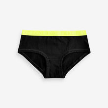 Load image into Gallery viewer, Black Hipster Briefs 5 Pack (2-12yrs)