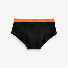 Load image into Gallery viewer, Black Hipster Briefs 5 Pack (2-12yrs)