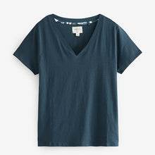 Load image into Gallery viewer, Navy Woodland 100% Cotton Short Sleeve Pyjamas