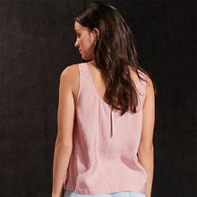 Load image into Gallery viewer, Pink Sleeveless Scoop Cami Top