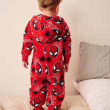 Load image into Gallery viewer, Red Spiderman Fleece All-In-One (1.5-9yrs)