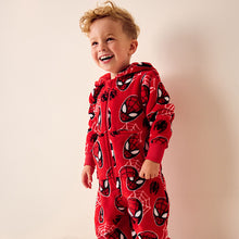 Load image into Gallery viewer, Red Spiderman Fleece All-In-One (1.5-9yrs)