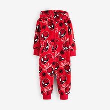 Load image into Gallery viewer, Red Spiderman Fleece All-In-One (1.5-9yrs)