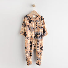 Load image into Gallery viewer, Neutral Baby Zip Fleece Sleepsuit
