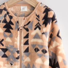 Load image into Gallery viewer, Neutral Baby Zip Fleece Sleepsuit