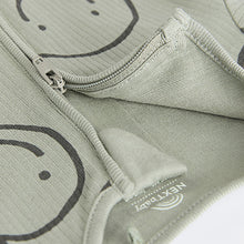 Load image into Gallery viewer, Neutral Checkerboard Baby Footless Zipped 100% Cotton Sleepsuits 3 Pack (0mths-2yrs)