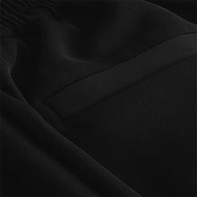 Load image into Gallery viewer, Black Elastic Back Wide Leg Trousers