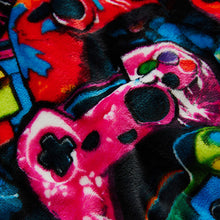 Load image into Gallery viewer, Multi Gamer Fleece Hooded Blanket (5-16yrs)