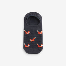 Load image into Gallery viewer, Autumn Animals Invisible Socks 5 Pack