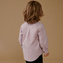 Load image into Gallery viewer, Pink Long Sleeve Oxford Shirt (3mths-5-6yrs)