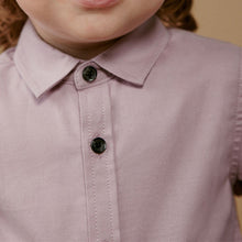 Load image into Gallery viewer, Pink Long Sleeve Oxford Shirt (3mths-5-6yrs)