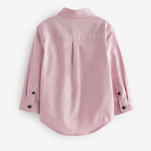 Load image into Gallery viewer, Pink Long Sleeve Oxford Shirt (3mths-5-6yrs)