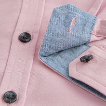 Load image into Gallery viewer, Pink Long Sleeve Oxford Shirt (3mths-5-6yrs)