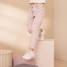 Load image into Gallery viewer, Light Pink Mom Jeans