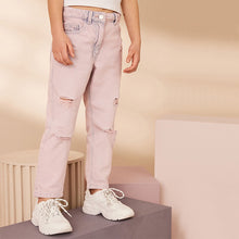 Load image into Gallery viewer, Light Pink Mom Jeans