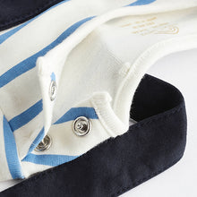 Load image into Gallery viewer, Navy Blue Dungarees And Bodysuit Baby Set (0mths-12-18mt)