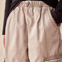 Load image into Gallery viewer, Mink Brown Parachute Cargo Cuffed Trousers (3-12yrs)