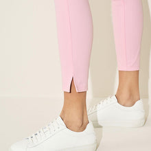 Load image into Gallery viewer, Pink Cropped Denim Jersey Leggings