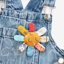 Load image into Gallery viewer, Mid Blue Denim Flower Dungarees (3mths-5-6yrs)