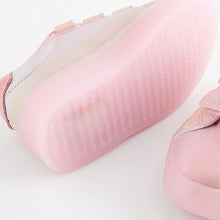 Load image into Gallery viewer, Pink Rainbow Shimmer Light-Up Trainers (Younger Girls)