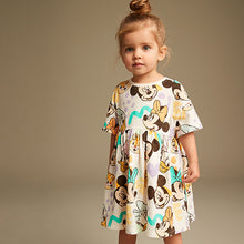 Load image into Gallery viewer, Multi Mickey Mouse Jersey Dress