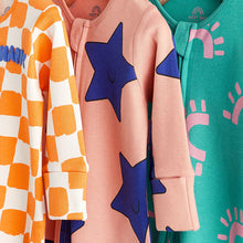 Load image into Gallery viewer, Multi Baby Footless Sleepsuit With Zip 3 Pack (0-6-9mths)