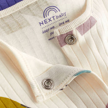 Load image into Gallery viewer, Blue Elephant Print Baby Sleepsuit 4 Pack (0mths-12-18mt)