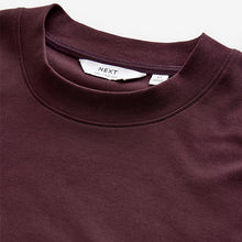 Load image into Gallery viewer, Burgundy Red Relaxed Fit Smart Soft Touch Heavyweight T-Shirt