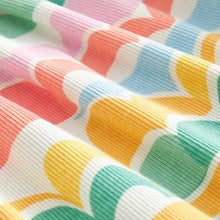 Load image into Gallery viewer, Rainbow Ribbed Jersey Dress (3mths-5-6yrs)