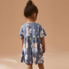 Load image into Gallery viewer, Blue Fairy 100% Cotton Short Sleeve Jersey Dress (3mths-5-6yrs)